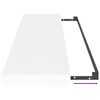 vidaXL &Eacute;tag&egrave;res murales flottantes 4 pcs blanc 90x23,5x3,8 cm MDF