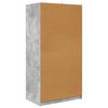 vidaXL Cabinet de salle de bain Gris b&eacute;ton 79,5 x 49 x 156 cm