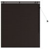 vidaXL Store V&eacute;nitien Marron fonc&eacute; 120 x 130 cm 35 mm
