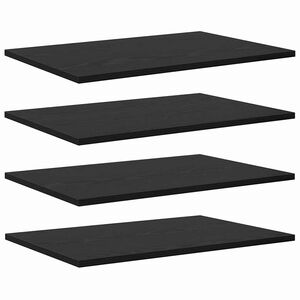 vidaXL &Eacute;tag&egrave;re &agrave; livres 3 niveaux 4 pc 60 x 40 x 1,5 cm Noir