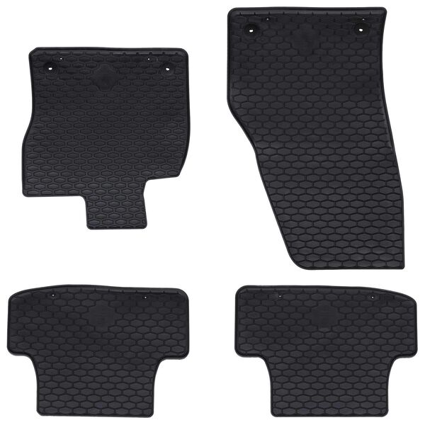 vidaXL Tapis de voiture 4 pcs Noir Convient pour VW T-ROC 2017-