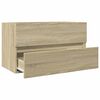 vidaXL Armoire d'&eacute;vier ch&ecirc;ne sonoma 80x38,5x45 cm Bois d'ing&eacute;nierie