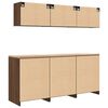 vidaXL Armoires de garage 6 pcs ch&ecirc;ne marron bois d'ing&eacute;nierie