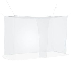 vidaXL Ciel de lit anti-moustiques 3 pc 156 mesh Blanc Polyester