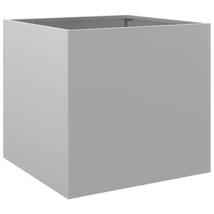 vidaXL Jardini&egrave;re argent&eacute; 49x47x46 cm acier galvanis&eacute;