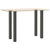 vidaXL Pieds de table de bar 4 pièces Anthracite 100-102 cm Acier