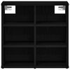 vidaXL Cabinet &agrave; chaussures avec &eacute;tag&egrave;re Ch&ecirc;ne noir 52 x 30 x 50,5 cm