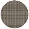 vidaXL Ensemble de bistro 3 pcs avec coussins gris r&eacute;sine tress&eacute;e