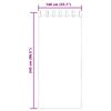 vidaXL Rideaux en voile avec boucles 2 pcs rose clair 140x245 cm