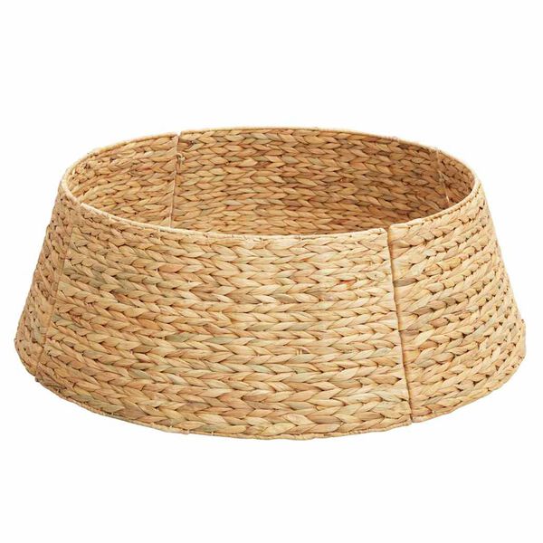 vidaXL Collier de sapin de No&euml;l Marron 75 x 75 x 25 cm Jacinthe d'eau