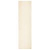 vidaXL Tapis doux &agrave; poils moyens et lavable HUARTE Cr&egrave;me 80 x 1000 cm