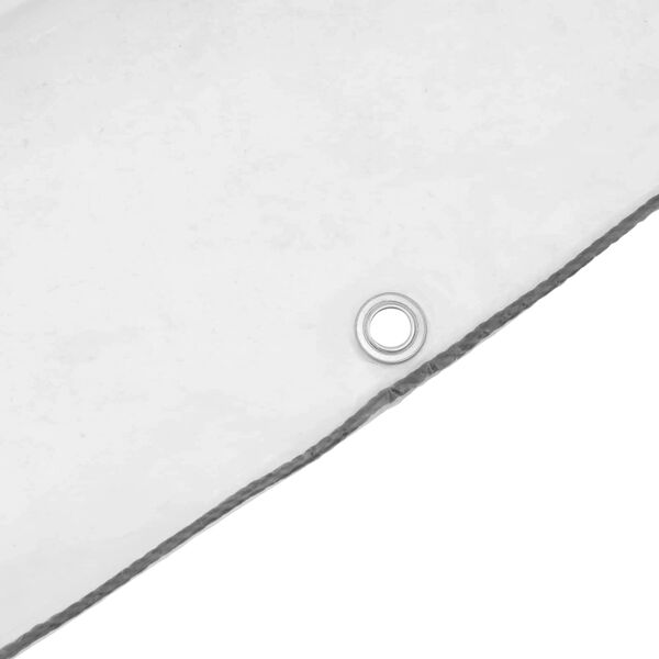 vidaXL B&acirc;che avec &oelig;illets Transparent 4 x 5 m Poly&eacute;thyl&egrave;ne