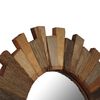 vidaXL Miroir mural Bois de r&eacute;cup&eacute;ration massif 50 cm