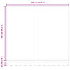 vidaXL Auvent R&eacute;tractable Multicolore 300 x 250 cm Tissu et M&eacute;tal