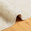 vidaXL Tapis ISTAN &agrave; poils longs aspect brillant cr&egrave;me 160x230 cm