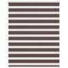 vidaXL Store v&eacute;nitien Zebra 140,9 x 175 cm, largeur du tissu 136,7 cm, couleur caf&eacute;