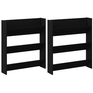 vidaXL Cabinet &agrave; chaussures 2 pc 86 x 18 x 90 cm Bois d'ing&eacute;nierie