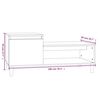 vidaXL Table basse Noir 100x50x45 cm Bois d'ing&eacute;nierie