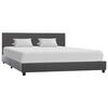 vidaXL Cadre de lit sans matelas gris similicuir 120x200 cm