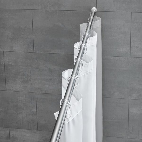 Kleine Wolke Tringle de rideau de douche t&eacute;lescopique 125-220cm Chrome