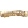 vidaXL Ensemble de canap&eacute;s d'ext&eacute;rieur 8 pc Blanc Bois d'Acacia Massif