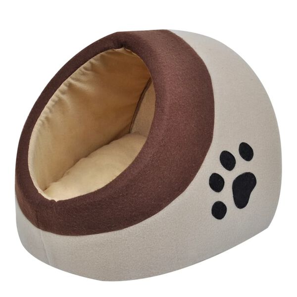 vidaXL Lit chaud pour chats Molleton Taille M