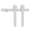 vidaXL Kit mini de porte d'armoire coulissante Acier au carbone 200 cm