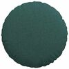 vidaXL Coussins de si&egrave;ge 2 pcs Vert fonc&eacute; &Oslash;40 x 13 cm tissu