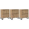 vidaXL Buffet 3 pc Ch&ecirc;ne artisanal 60 x 35 x 70 cm