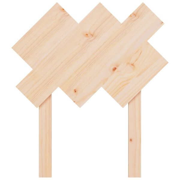 vidaXL T&ecirc;te de lit 72,5x3x81 cm Bois massif de pin