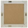 vidaXL Miroir mural style baroque 50x50 cm Argent&eacute;
