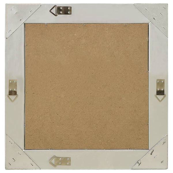 vidaXL Miroir mural style baroque 50x50 cm Argent&eacute;