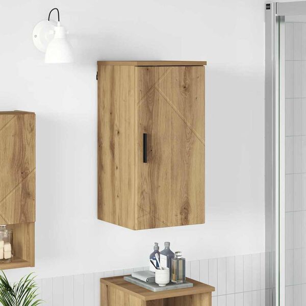 vidaXL Cabinet de salle de bain Ch&ecirc;ne artisanal 30 x 31,5 x 61 cm