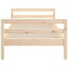 vidaXL Cadre de lit sans matelas 75x190 cm bois de pin massif