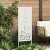 vidaXL &Eacute;cran de confidentialit&eacute; de jardin Fretwork Blanc 50 x 140 cm