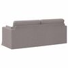 vidaXL Canap&eacute; 180cm Taupe M&eacute;tал