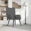 vidaXL Chaise de relaxation Gris fonc&eacute; Velours