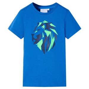 vidaXL T-shirt pour enfants bleu 104