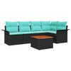 vidaXL Ensemble de canap&eacute; de jardin 6 pc 5-Nombre de places