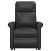 vidaXL Fauteuil de massage Noir Similicuir