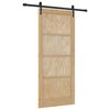 vidaXL Porte coulissante ORKDAL 86 x 198,5 cm Bois de pin massif