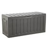 vidaXL Bo&icirc;te de rangement Noir 118x53x57 cm Polypropyl&egrave;ne