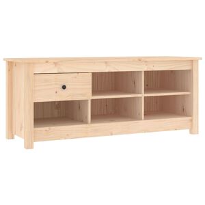 vidaXL Armoire &agrave; chaussures 110x38x45,5 cm Bois de pin massif