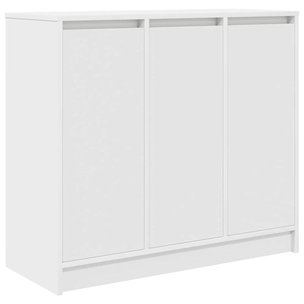 vidaXL Buffet blanc 85x34x76 cm bois d&rsquo;ing&eacute;nierie