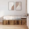 vidaXL Cadre de lit Bois Ancien 90 x 190 cm Bois d'ing&eacute;nierie
