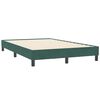 vidaXL Sommier &agrave; lattes de lit et matelas vert fonc&eacute; 120x210cm velours