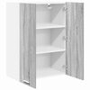 vidaXL Armoire suspendue Gris Sonoma 60 x 31 x 80 cm Bois d'ing&eacute;nierie