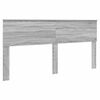 vidaXL Cadre de lit Gris Sonoma 200 x 200 cm Bois d'ing&eacute;nierie