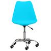 vidaXL Chaise &agrave; manger Bleu Similicuir