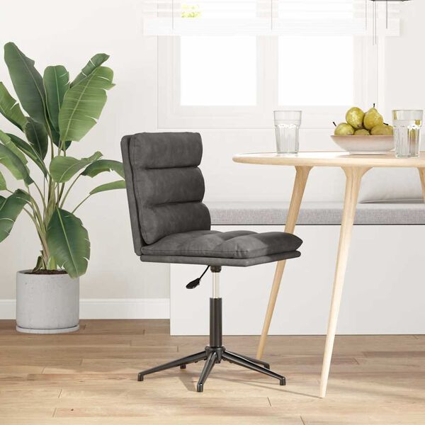 vidaXL Chaise de salle &agrave; manger Noir Similicuir